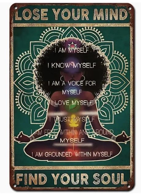 Motivational Quote Metal Tin Sign