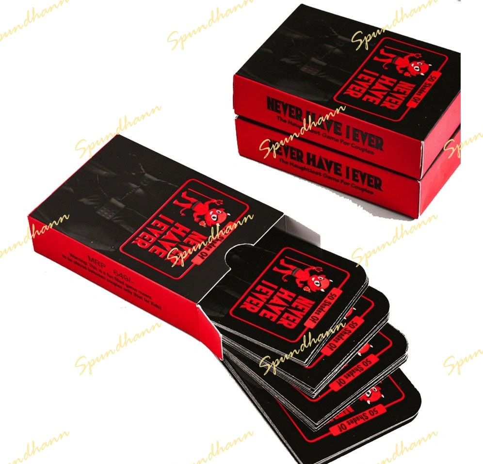 Card Game - 50 Shades of Never Have I Ever