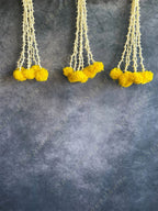 Yellow Marigold & Rajnigandha Dangler Single