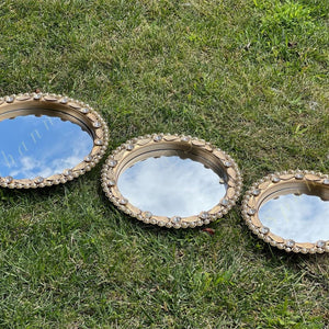 Decorative Round Elegant Mirror Platter/Plate