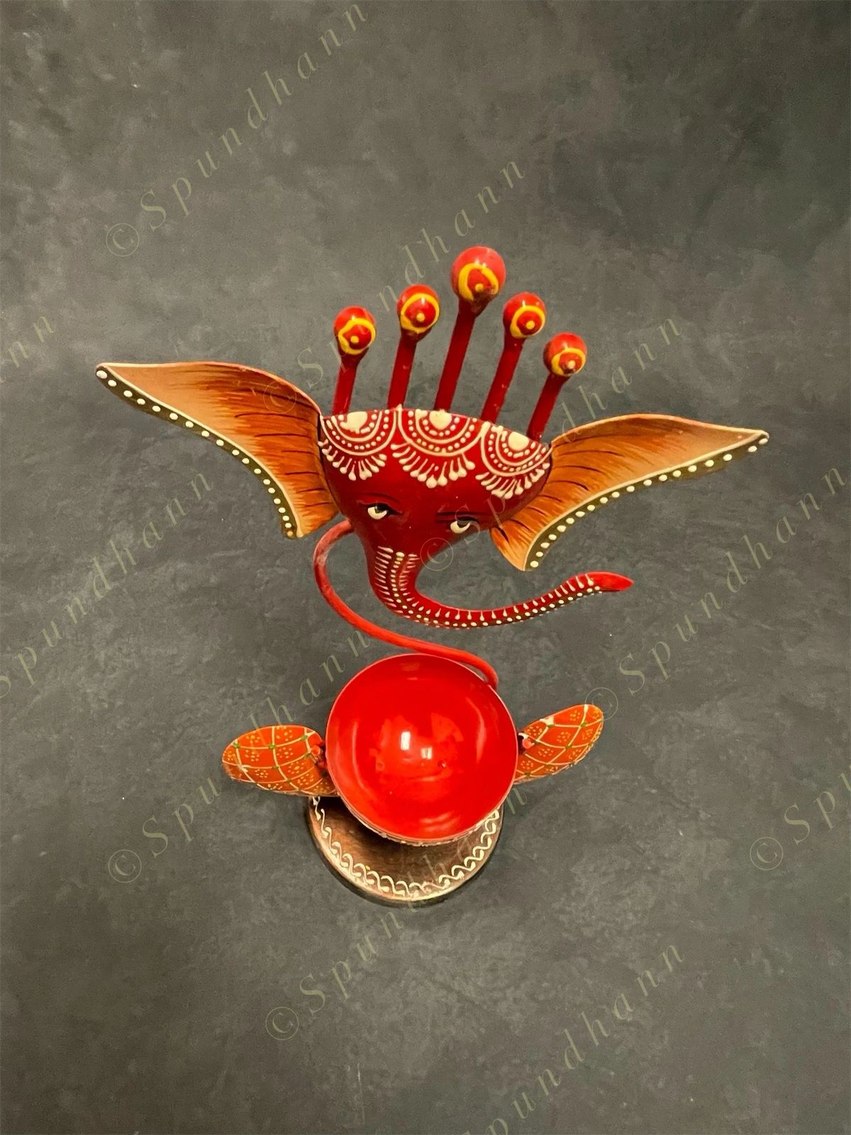 Decorative Ganesh Tea Light Holder