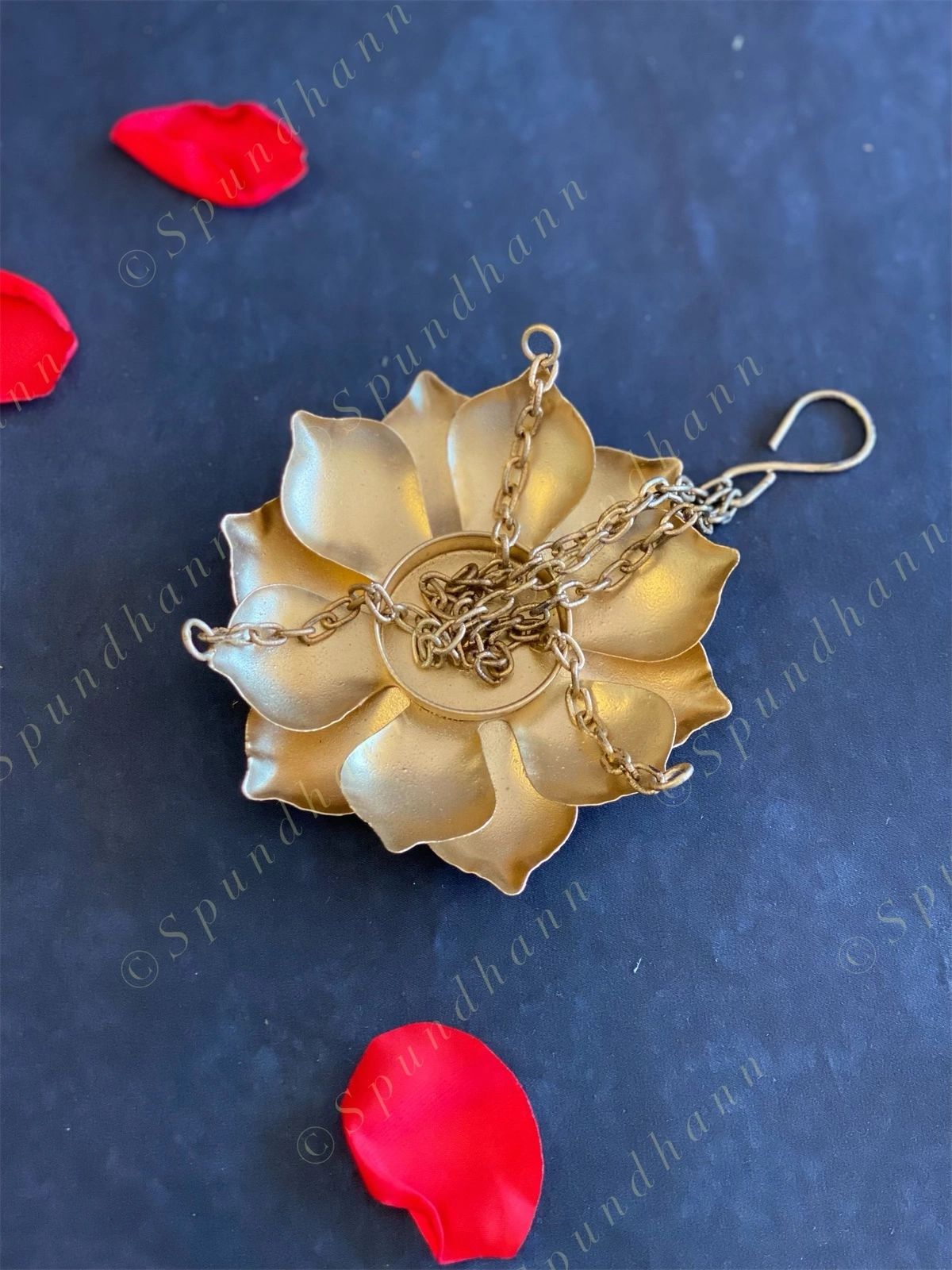 Lotus Hanging Tea Light Holder