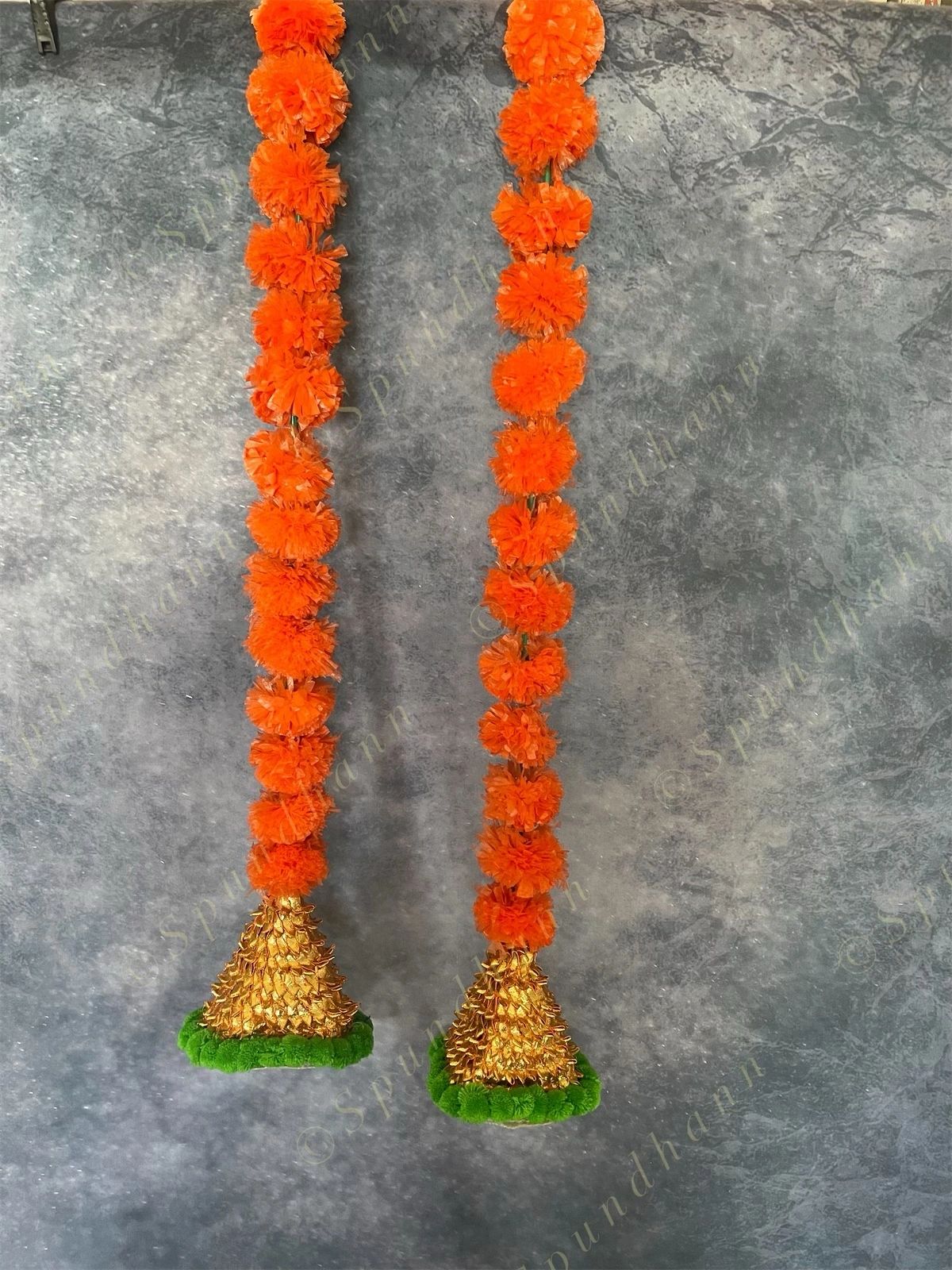 Marigold & Gota Short Festive Dangler Set of 2