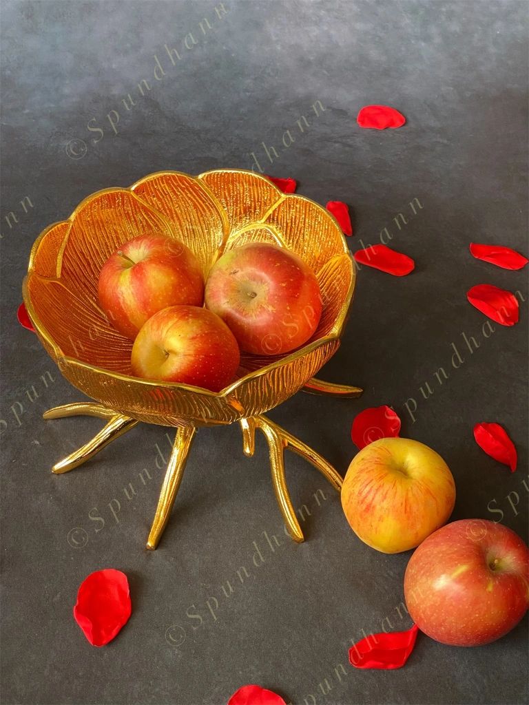 Sunflower Shape Large Decorative Fruit Bowl/Urli