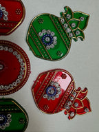Festive Diya Rangoli Decor