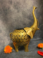 Large Elephant Dhoop Dani Dhuna Loban / Tea Light Holder
