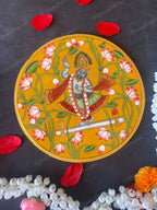 Dancing Shri Nathji Pichwai Wall Hanging Plate