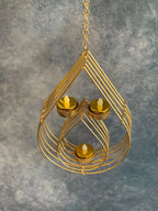Drop in drop Wall Hanging Tea Light Holder