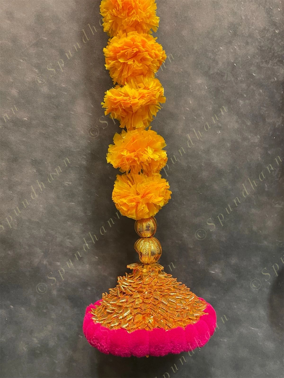 Marigold & Gota Multicolor Dangler Set of 2