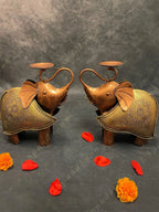 Elephant Figurine Tea Light Holder