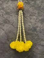 Marigold & Pearl String Dangler with ball