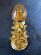 Single Large Lotus Standing Tea Light Holder