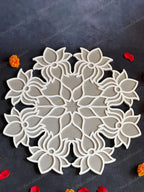 Round Flower Set DIY Fill in Rangolis