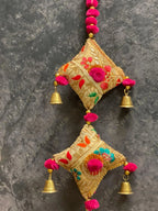 String of Pillows Kites with bells