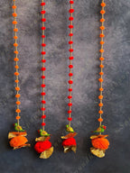 Wooden Parrot, Pom Pom & Gota Dangler String