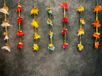 Short net & Gold Gota Dangler Strings Wall Hanging Decor - Pack of 4 Strings
