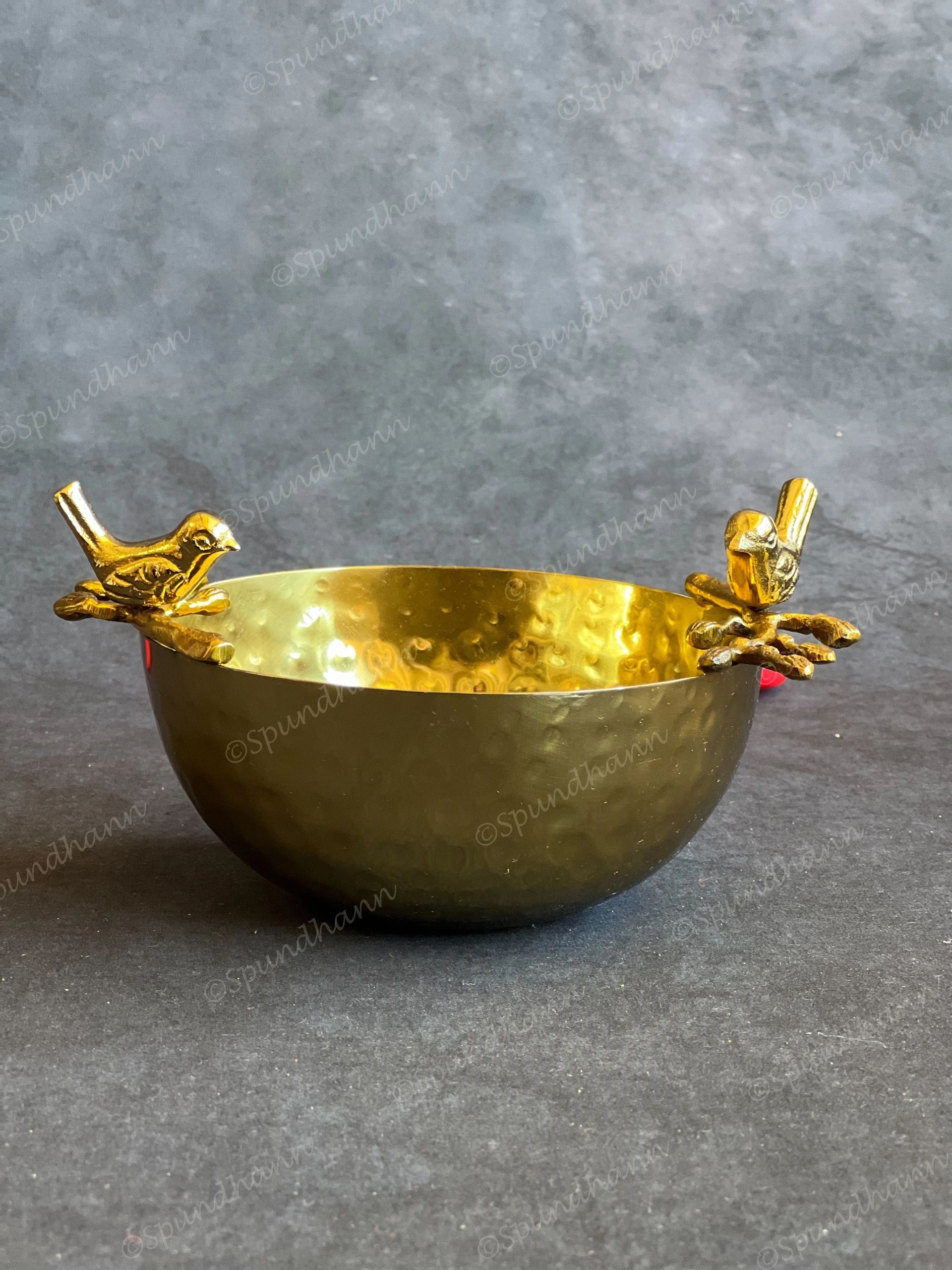 Brass Bird Bowl