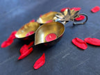 3 Leaf Diya Shaped Standing Tea Light Holder