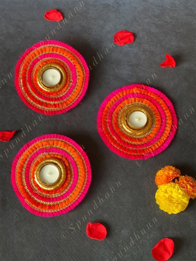 Frill Tea Light Holder