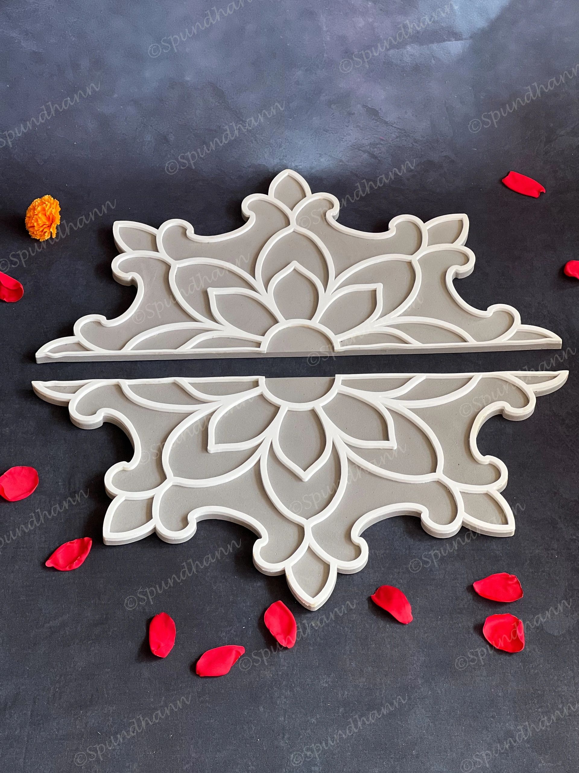 Flower Set 22 DIY Fill in Rangolis