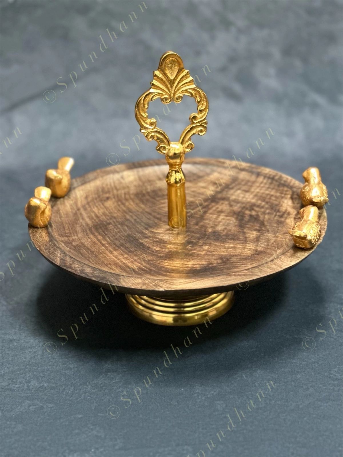 Wooden Food Holder Stand