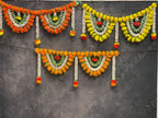 Designer Marigold & Mogra Floral Toran