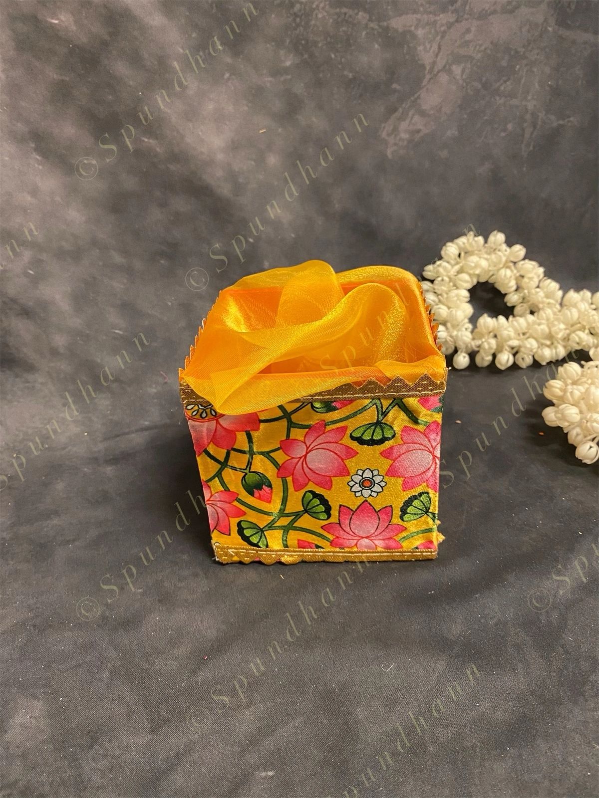 Wooden Gift Box with String Tie