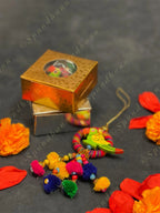 Square Paper Box with Parrot Car Dangler