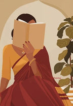 Aaj ki Nari Canvas Framed
