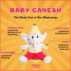 Mega Baby Ganesha Plush Toy
