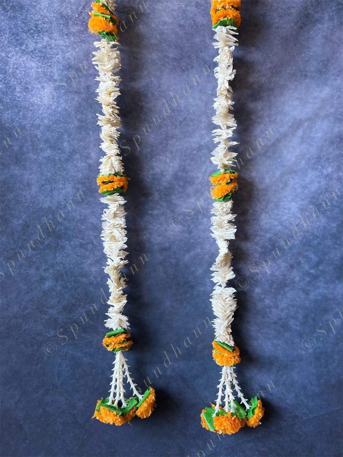 Chameli & Mango Marigold Dangler Set of 2 with Tassels