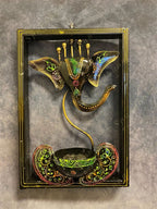 Decorative Ganesh framed Tea Light Holder