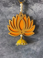Pearls & Little Lotus Wall Dangler (Pair)