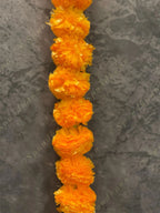 Dainty Marigold Flower Festive Danglers Set of 4 Strings