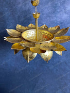 Hanging Gold Foil Sunflower Urli