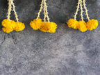 Yellow Marigold & Rajnigandha Dangler Single