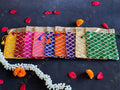 Colorful Gota Criss-Cross Potli Bag