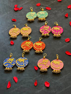 Shubh Labh Hanging Pair with Ghungroos