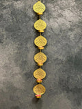 6 Leaf Vertical Tea Light Holder Wall Hanging Decor