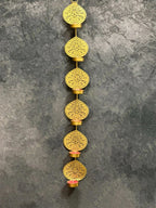 6 Leaf Vertical Tea Light Holder Wall Hanging Decor