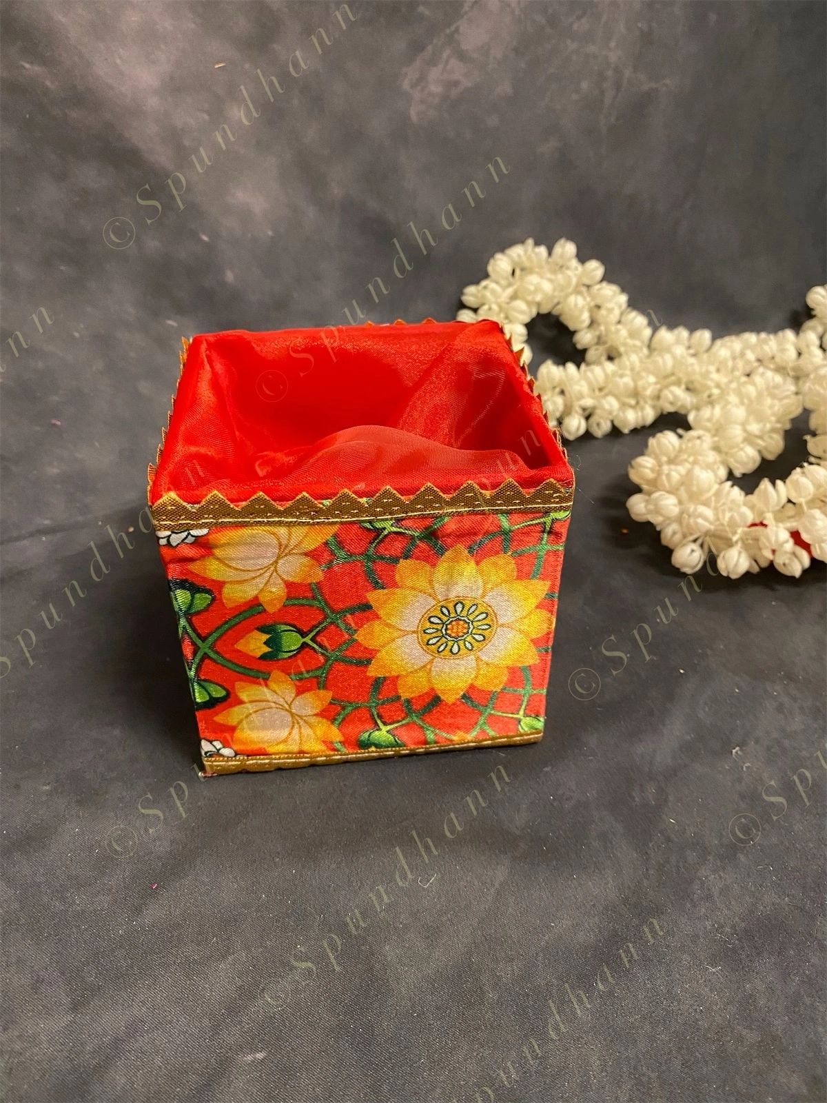 Wooden Gift Box with String Tie
