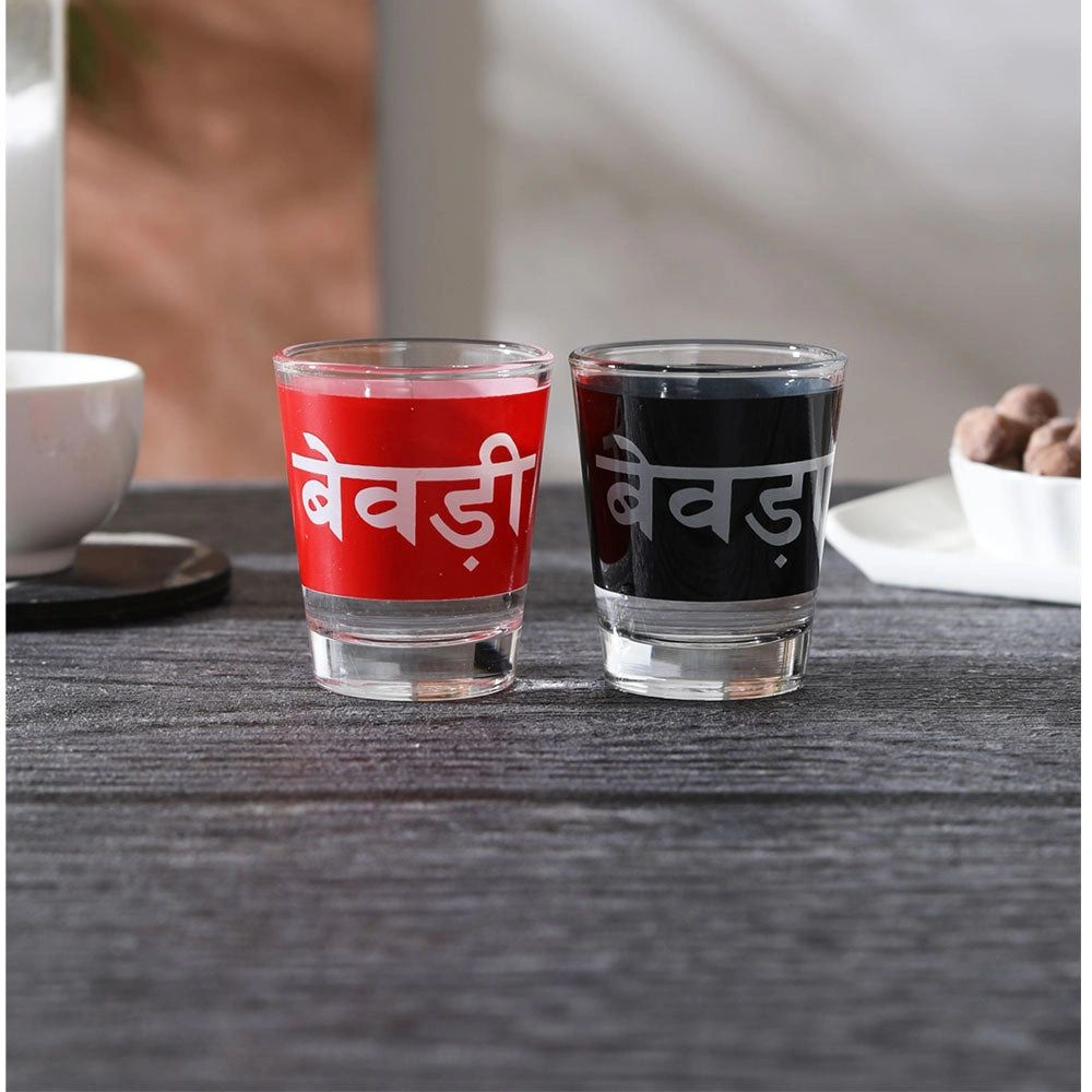 BEWRA BEWRI SHOT GLASS SET OF 2