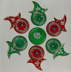 Festive Diya Rangoli Decor