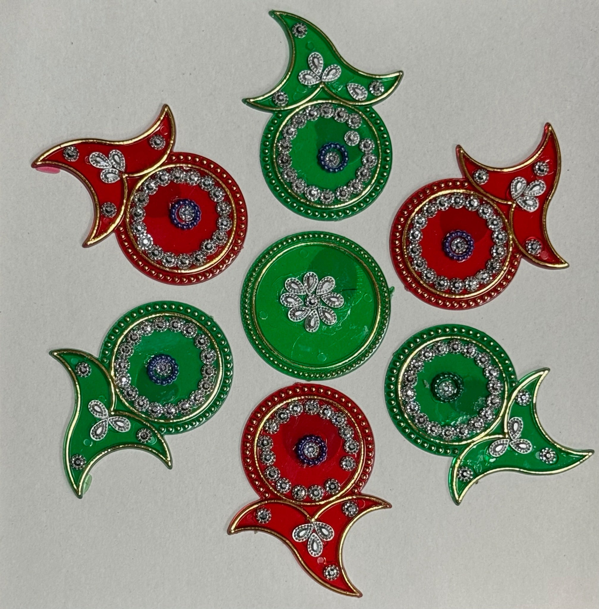 Festive Diya Rangoli Decor