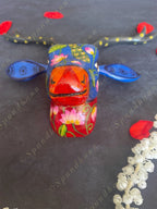 Colorful Deer Wall Mask Hanging Decor