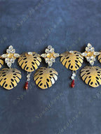 Foldable Metal Lotus Leaves Toran