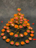 5 Tier Lotus Shape Tea Light Holder