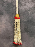 Mogra Rose Rajnigandha Dangler with Golden Ball