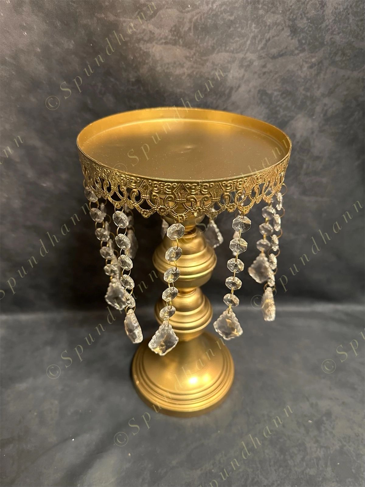 Hanging Crystal Cake Stand