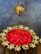 Floral & Stone Studded Urli